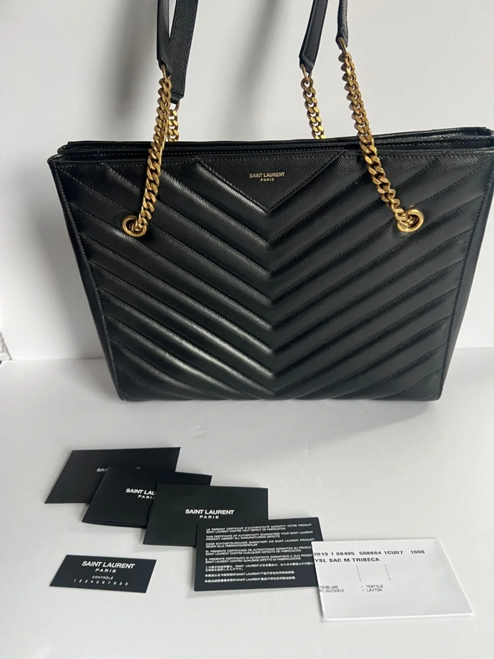🖤 Saint Laurent Quilted Tribeca Medium Shoulder Bag